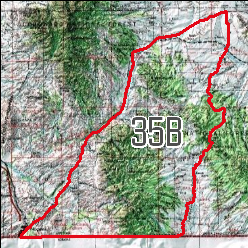 AZ Unit 36C Mule Deer Concentrations Map by Arizona HuntData LLC, 36c ...