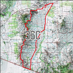Arizona Unit 36C – Game Planner Maps  Hunting Maps, Hunting GPS, Elk, Mule  Deer, Antelope Hunting